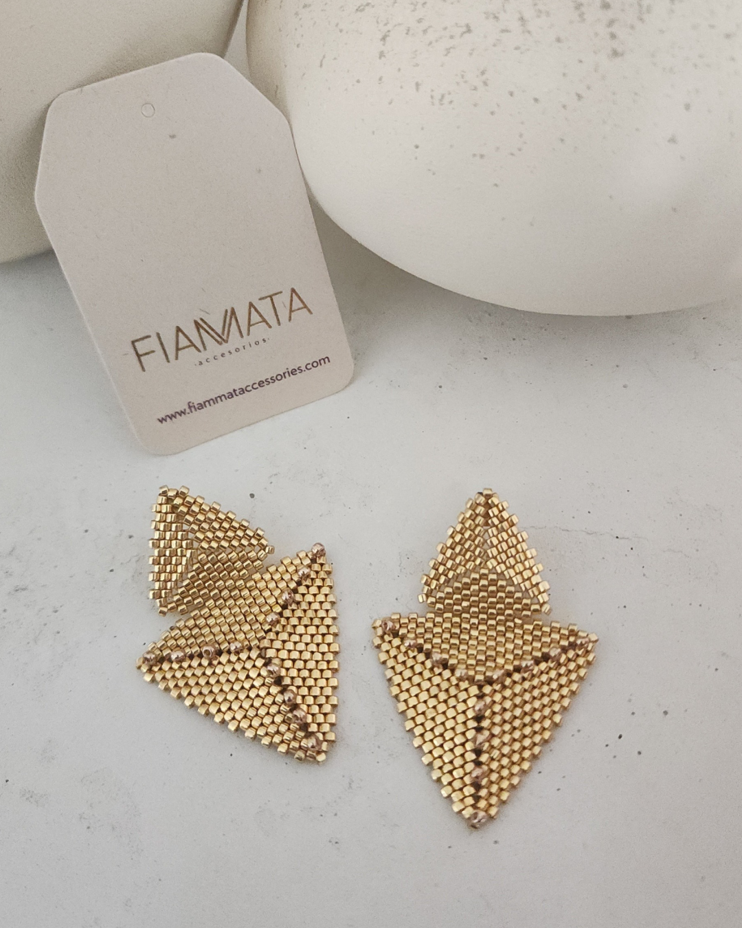 Aretes Doble Triangulo