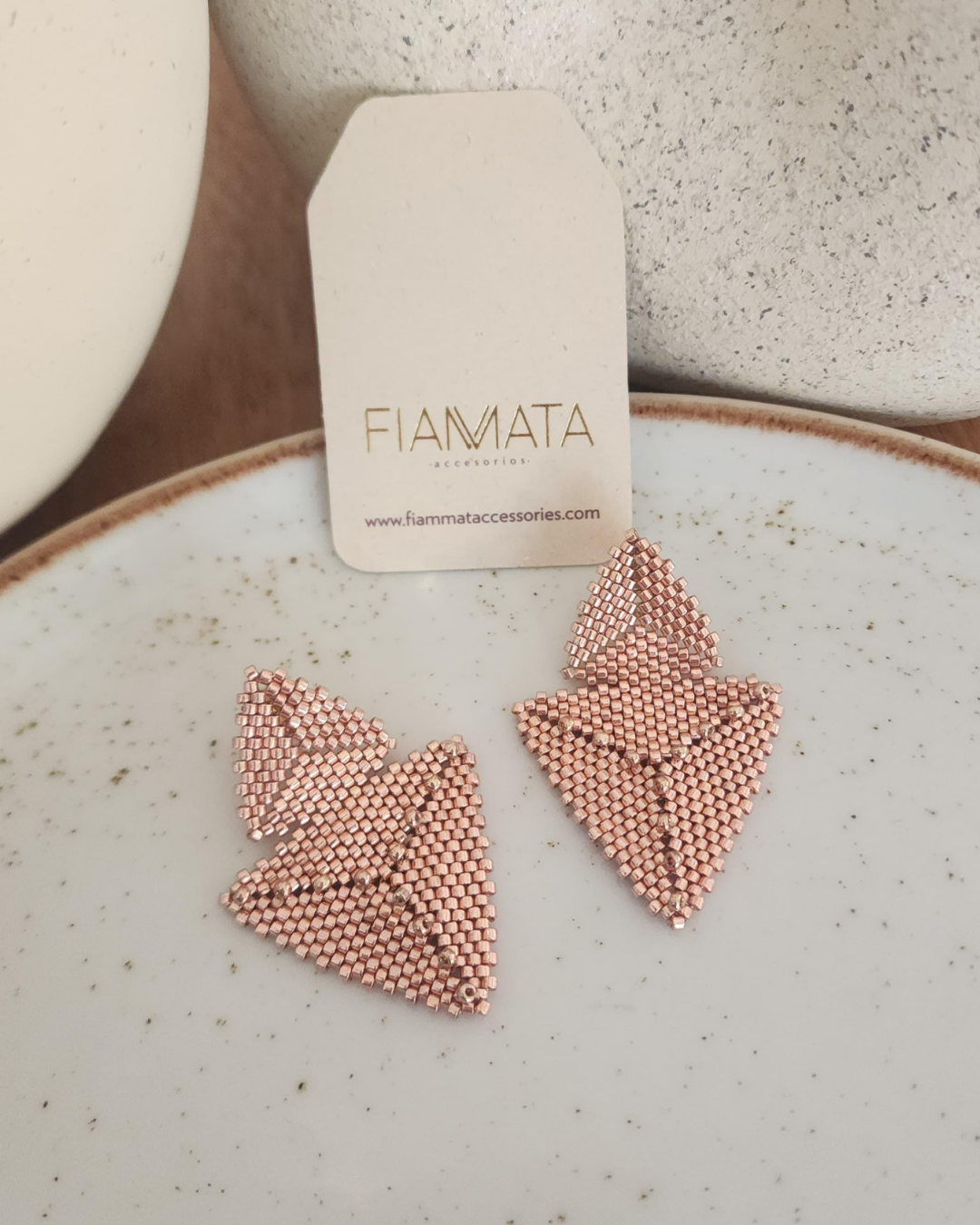Aretes Doble Triangulo