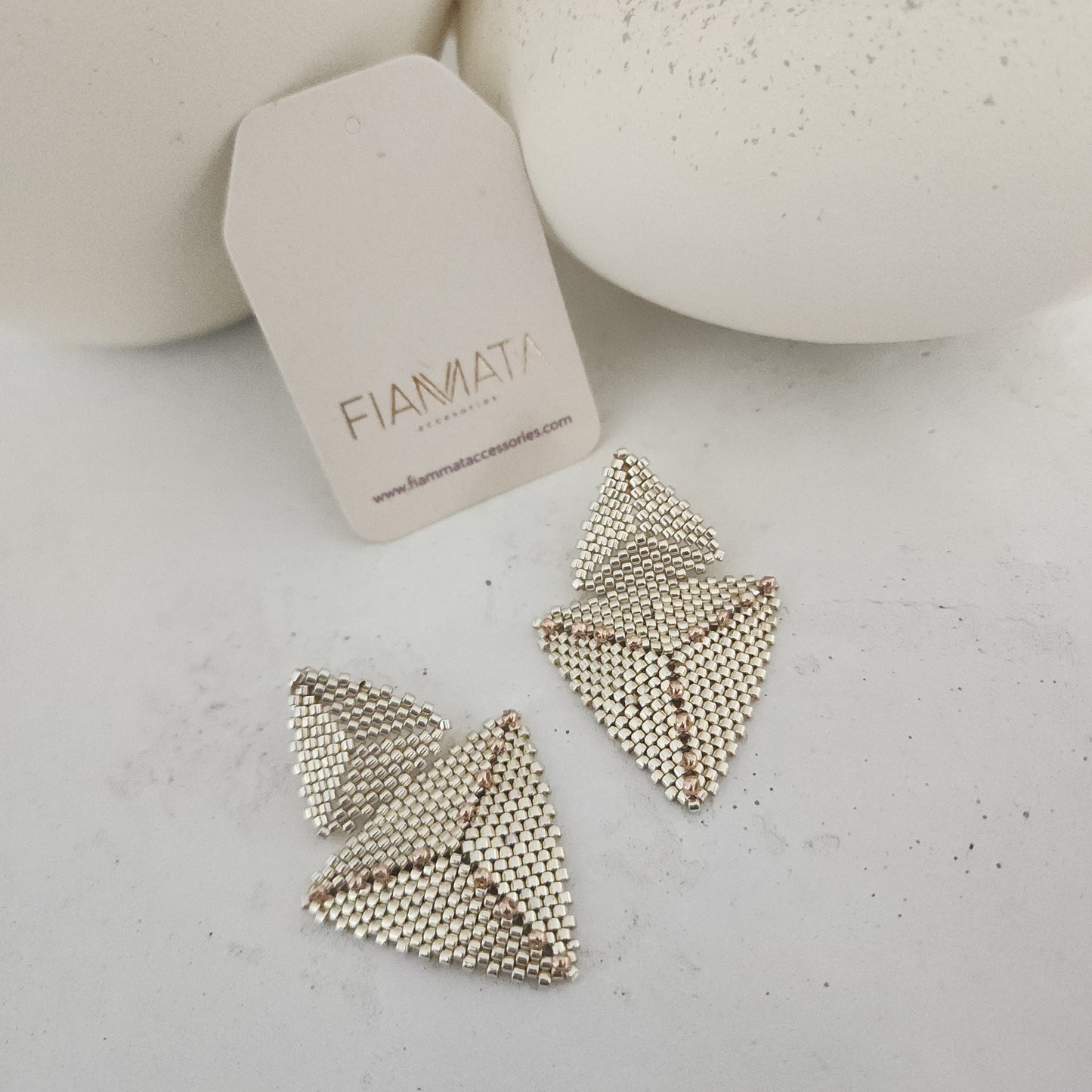 Aretes Doble Triangulo