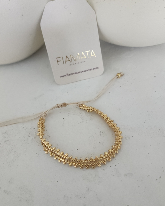 Pulsera Miyuki Espiga Skinny