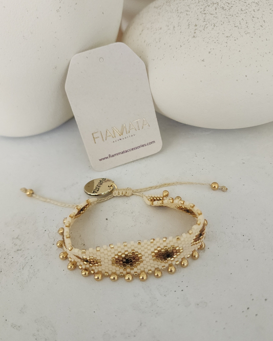 Pulsera Miyuki Gotas Ojos