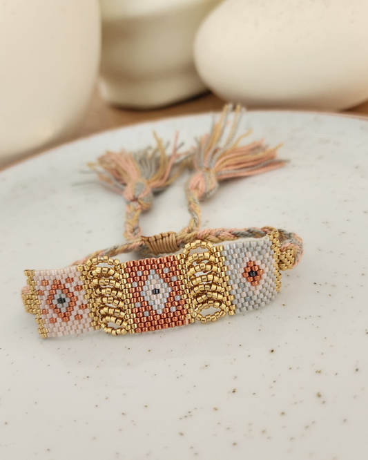 Pulsera Rombos Ojo Turco