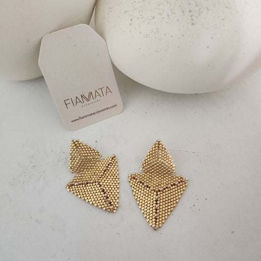 Aretes Doble Triangulo