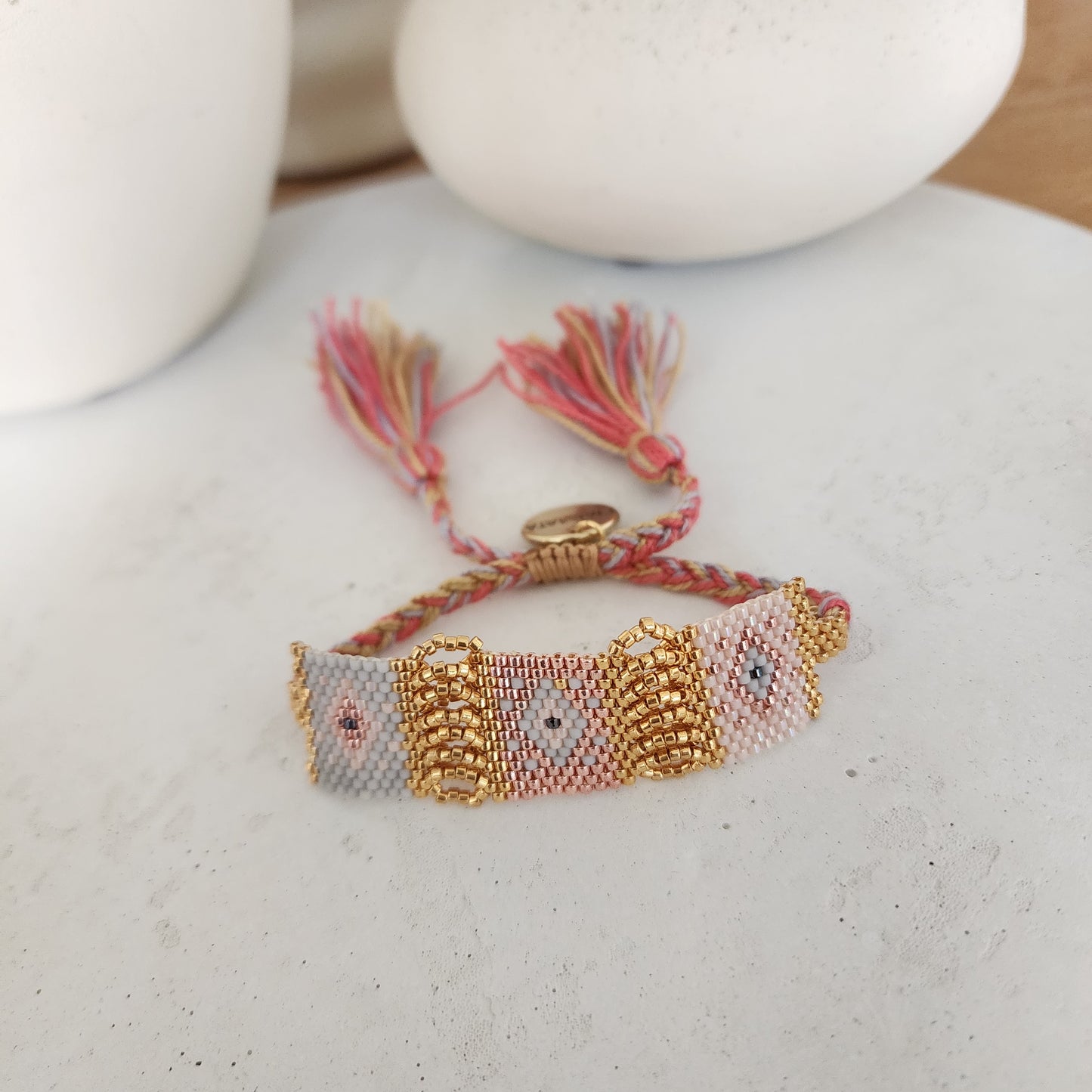 Pulsera Rombos Ojo Turco